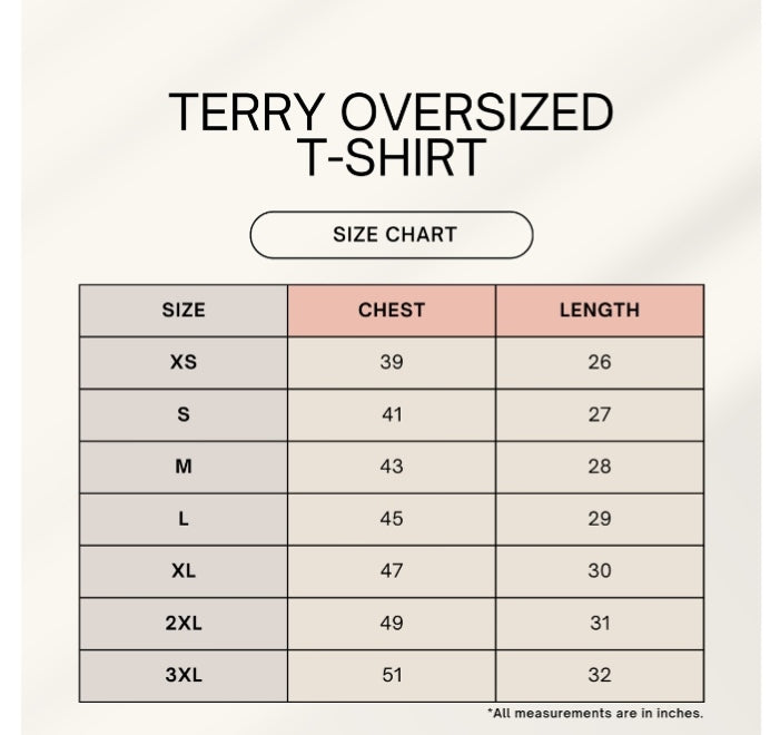 DISCIPLINE TOMORROW — Unisex Terry Oversized Tee