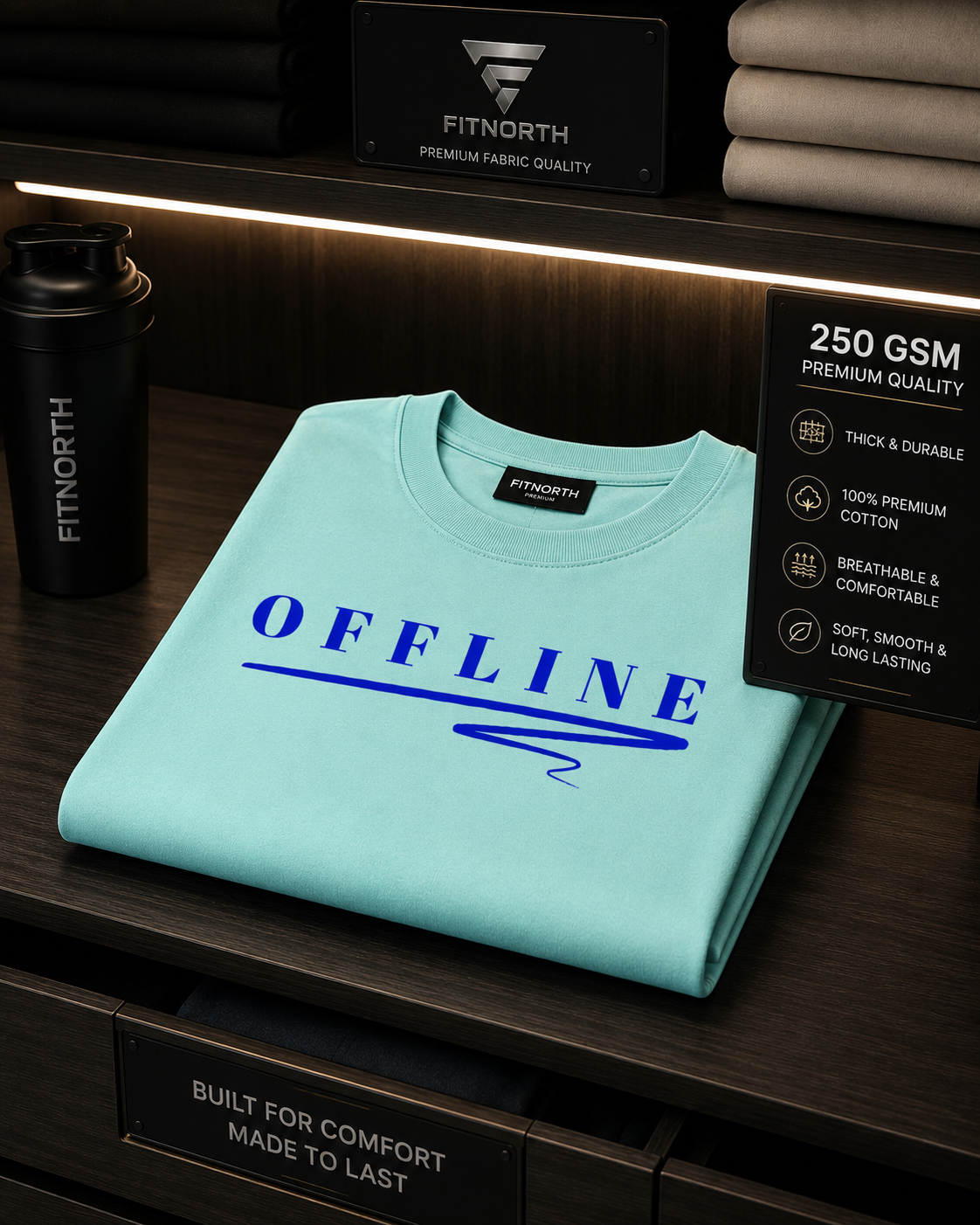 Unisex Oversized Classic T-Shirt – OFFLINE Print