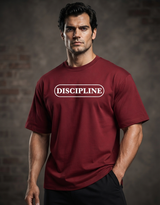 DISCIPLINE — Unisex Terry Oversized Tee