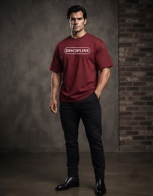 DISCIPLINE — Unisex Terry Oversized Tee