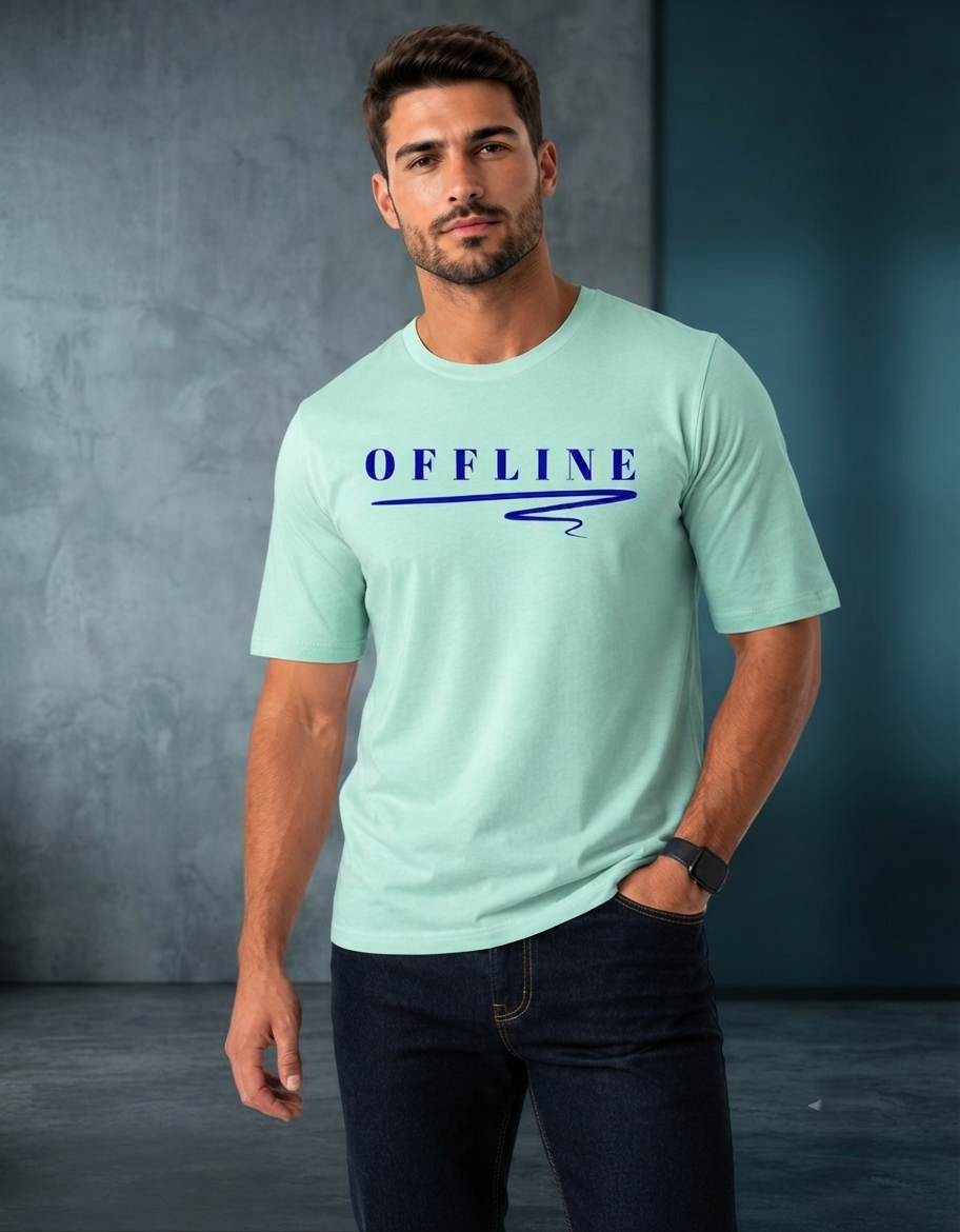 Unisex Oversized Classic T-Shirt – OFFLINE Print