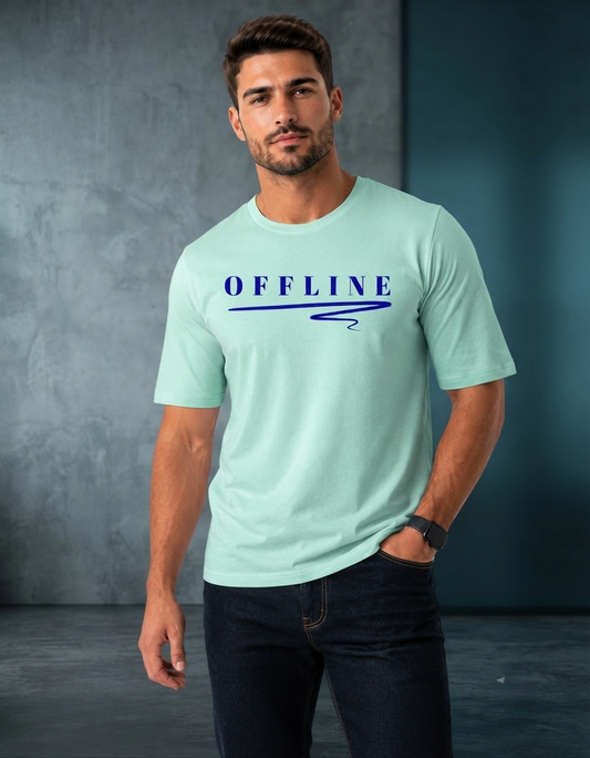 Unisex Oversized Classic T-Shirt – OFFLINE Print