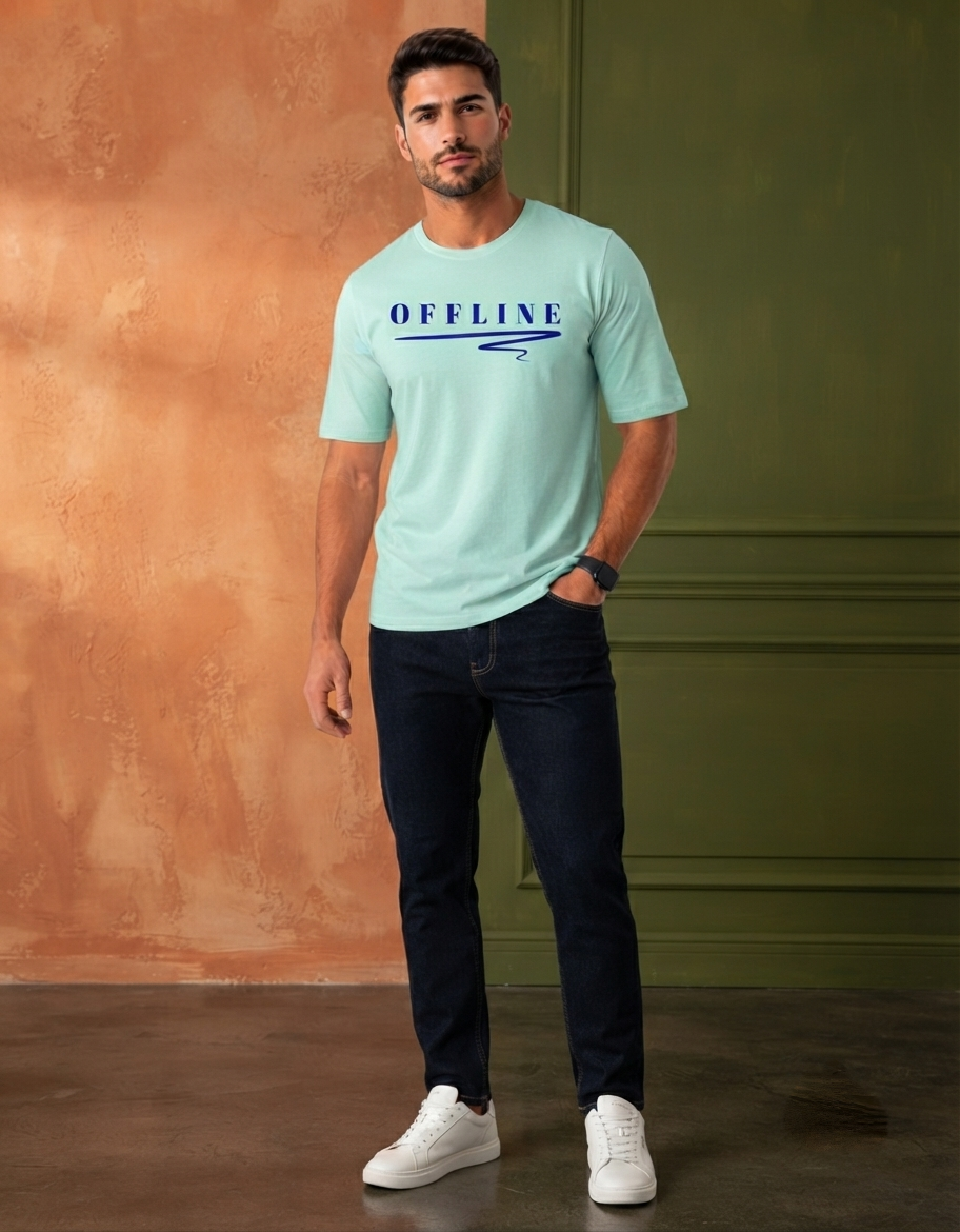 Unisex Oversized Classic T-Shirt – OFFLINE Print