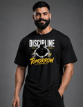 DISCIPLINE TOMORROW — Unisex Terry Oversized Tee