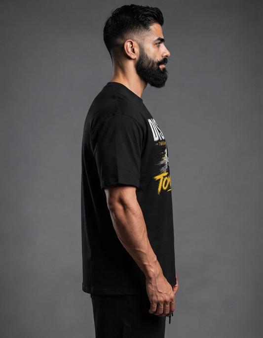 DISCIPLINE TOMORROW — Unisex Terry Oversized Tee