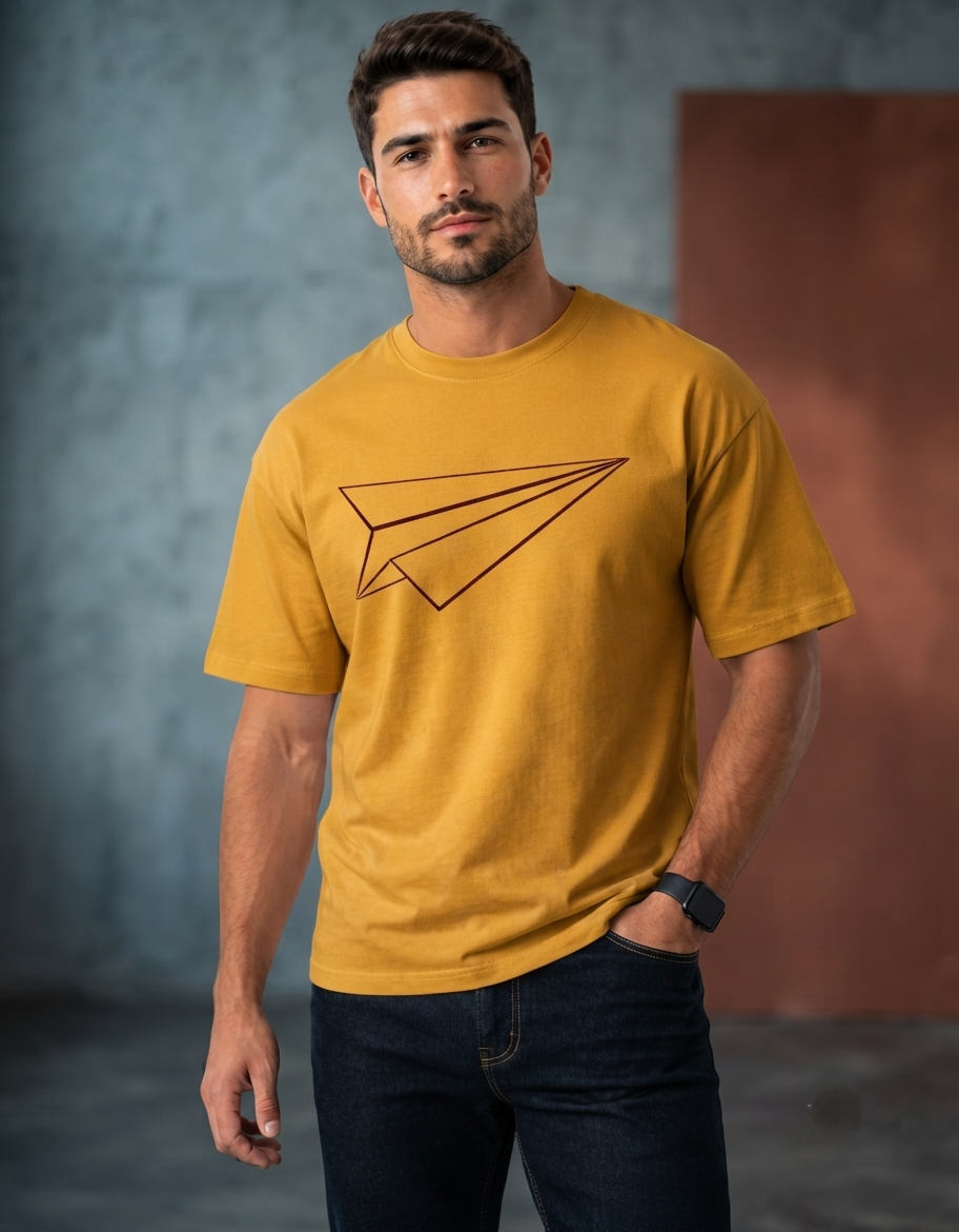Unisex Oversized Classic T-Shirt – Golden Yellow