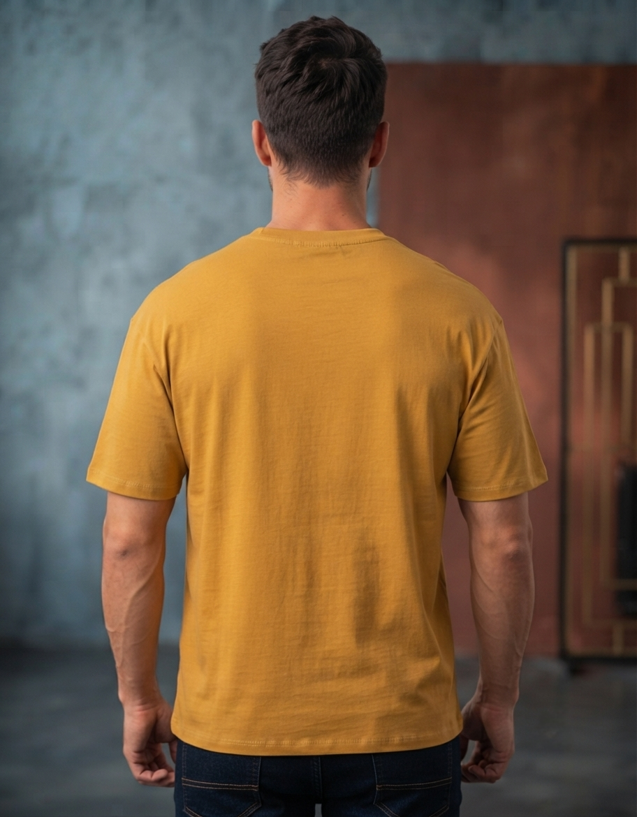 Unisex Oversized Classic T-Shirt – Golden Yellow