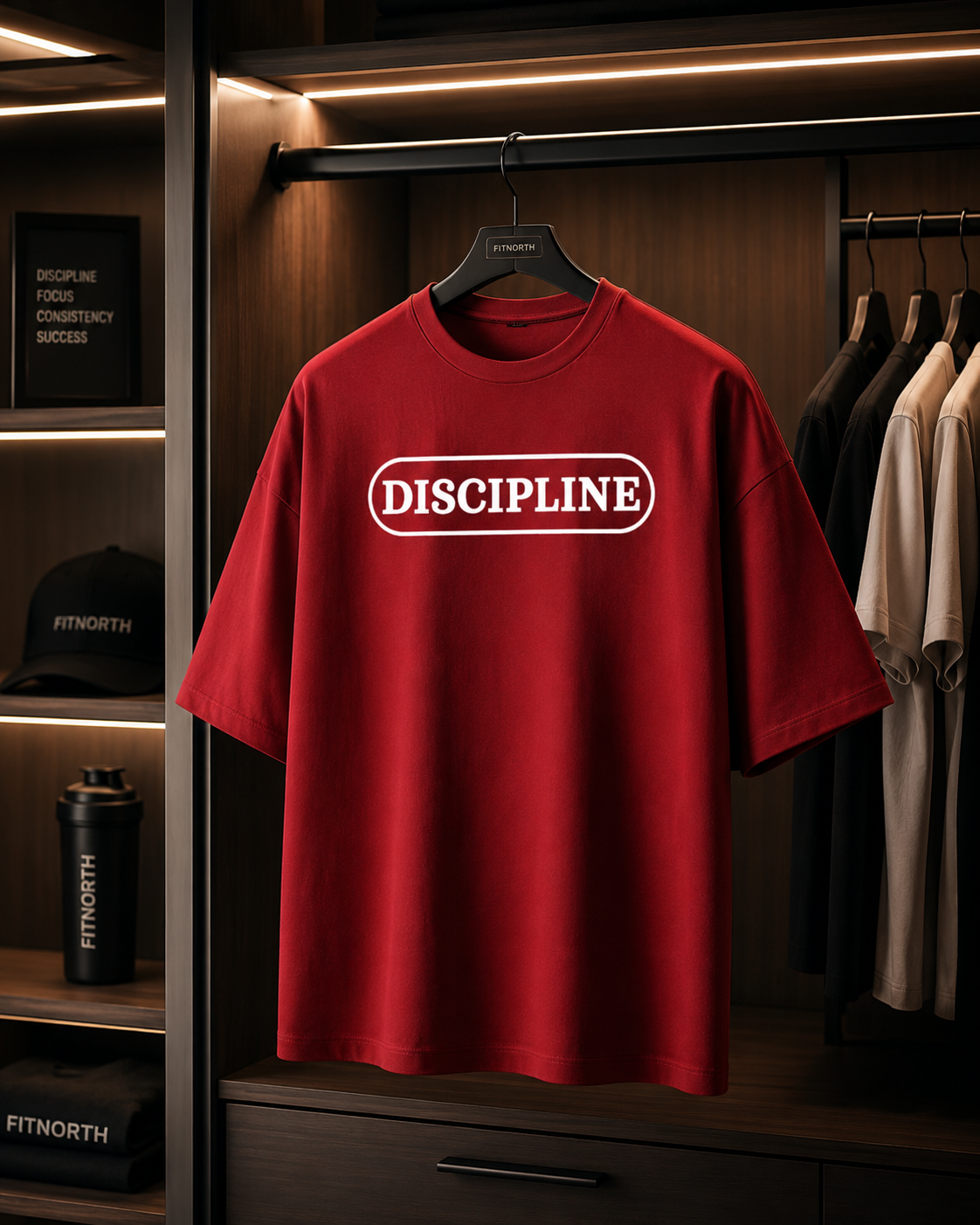 DISCIPLINE — Unisex Terry Oversized Tee