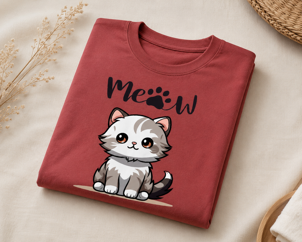 Unisex Oversized Classic meow T-Shirt