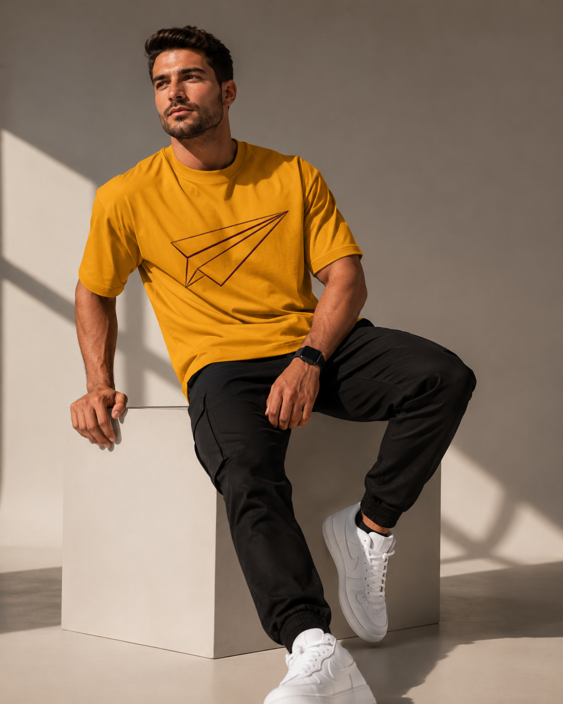 Unisex Oversized Classic T-Shirt – Golden Yellow