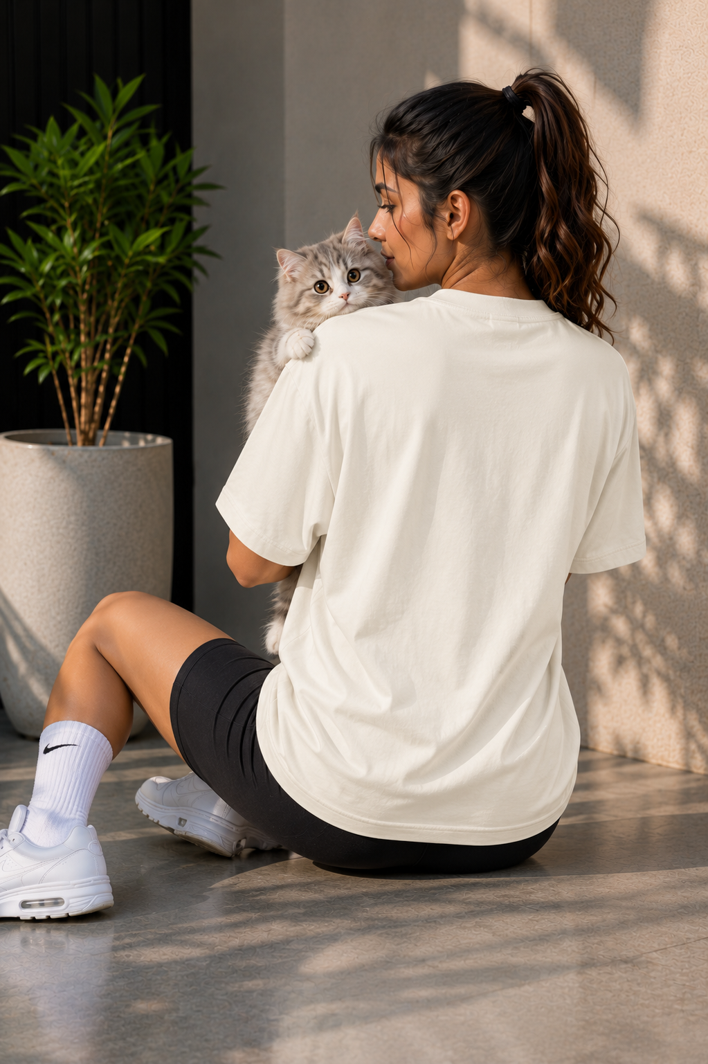 Unisex Oversized Classic meow T-Shirt