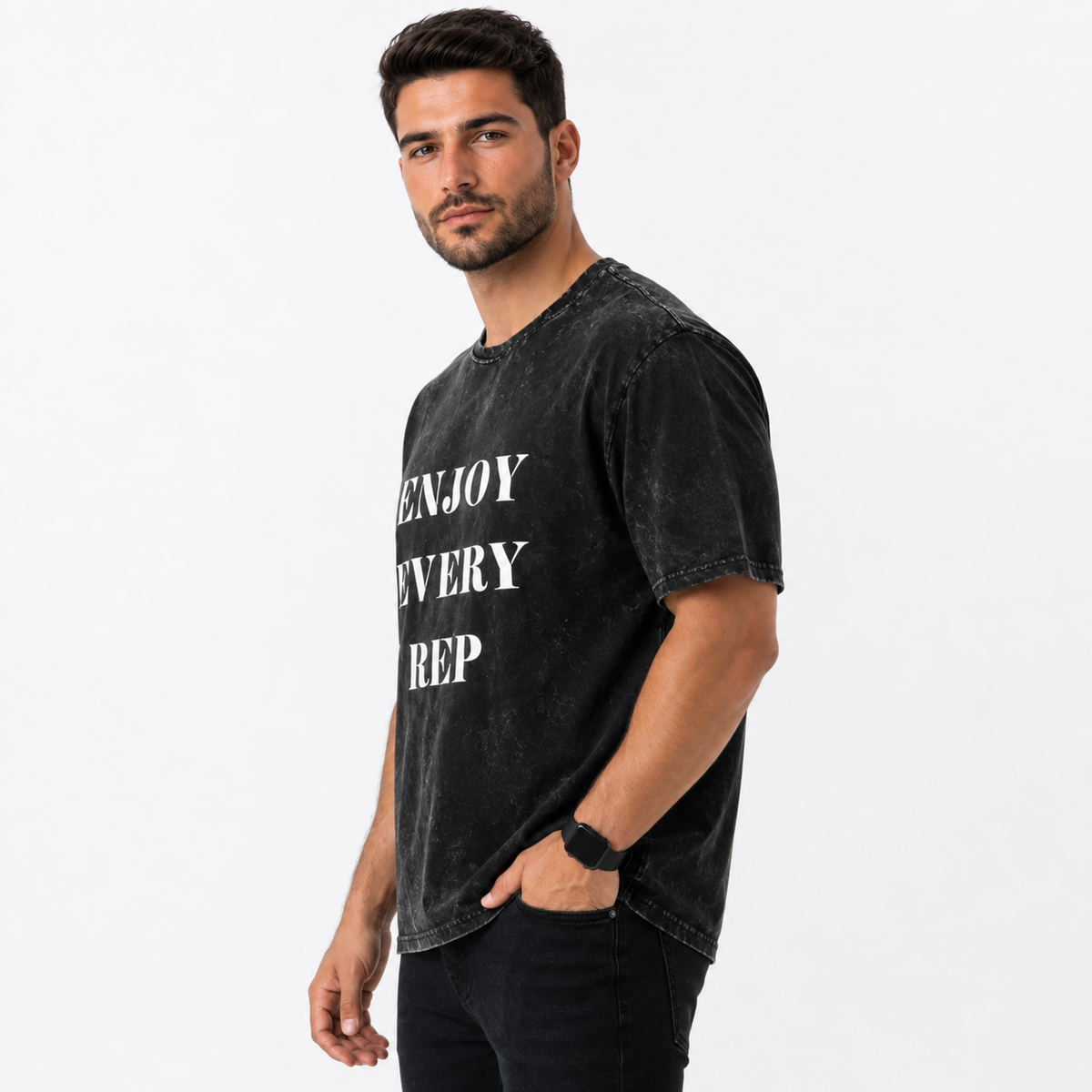 Acid Wash Oversized Tee — Buy 2 Pack (₹1,499)